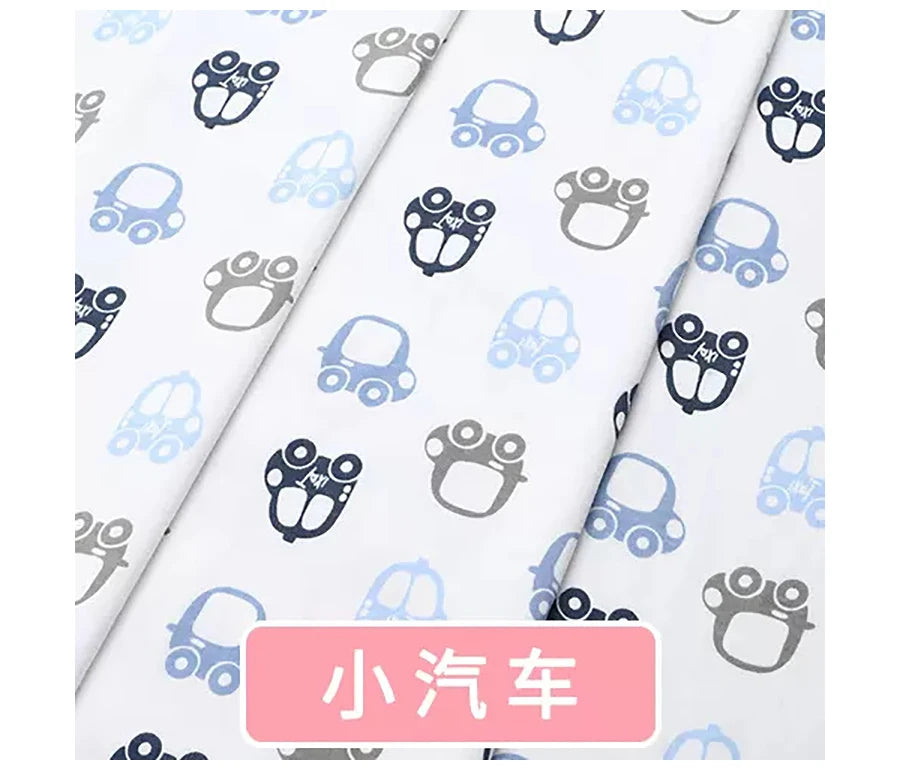 Baby Fabric Knit Jersey Print Fabric Sewing Material for Children's Garment 50*185cm Brocade Fabric Organic Fabric  Knitted