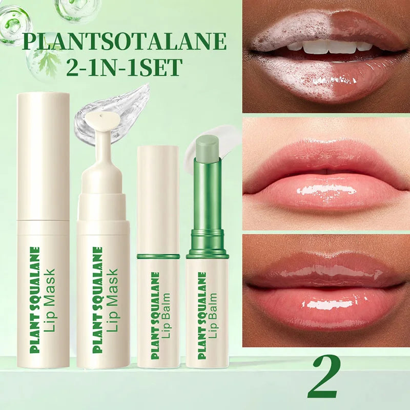 Lip Care & Hydrating Lip Mask Set - Cruelty-Free Night Repair Lip Care 02 Tidesmit