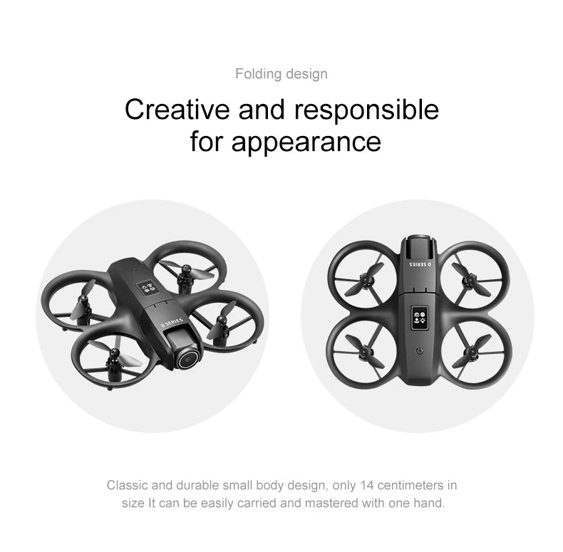 4K HD Camera Drone - Foldable GPS Drone with Obstacle Avoidance (D16 Model) Tidesmit