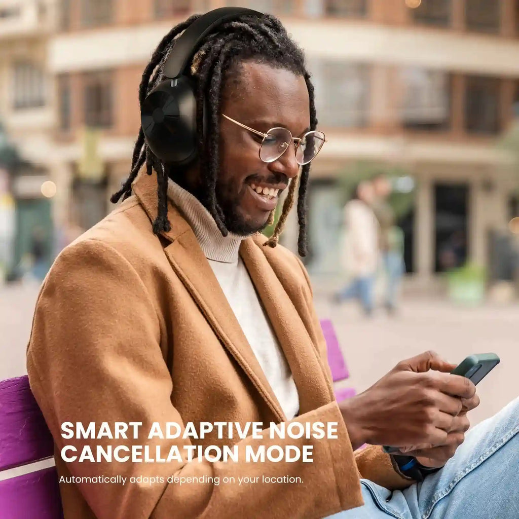 Wireless Noise Cancelling Headphones - Over-Ear Studio Monitor Audio Tidesmit