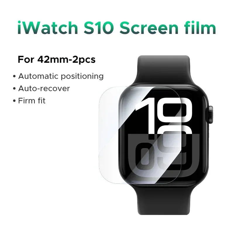 Apple Watch Screen Protector 2-Pack - Full Coverage HD Clear Film 42mm Tidesmit