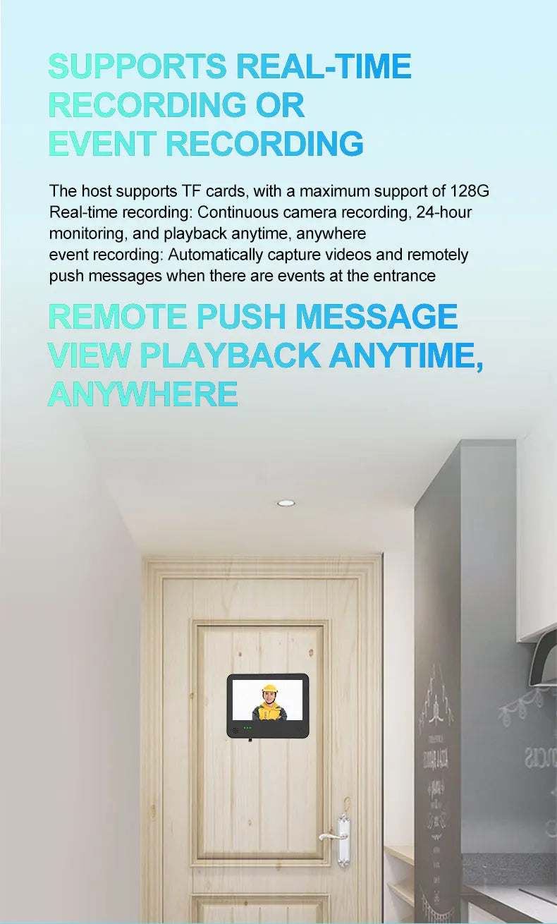 Danmini Tuya Smart Cat Eye Door Security Camera 3MP 4.3 Inch Screen 2K Visual Night Vision PIR Motion Detection Digital Peephole