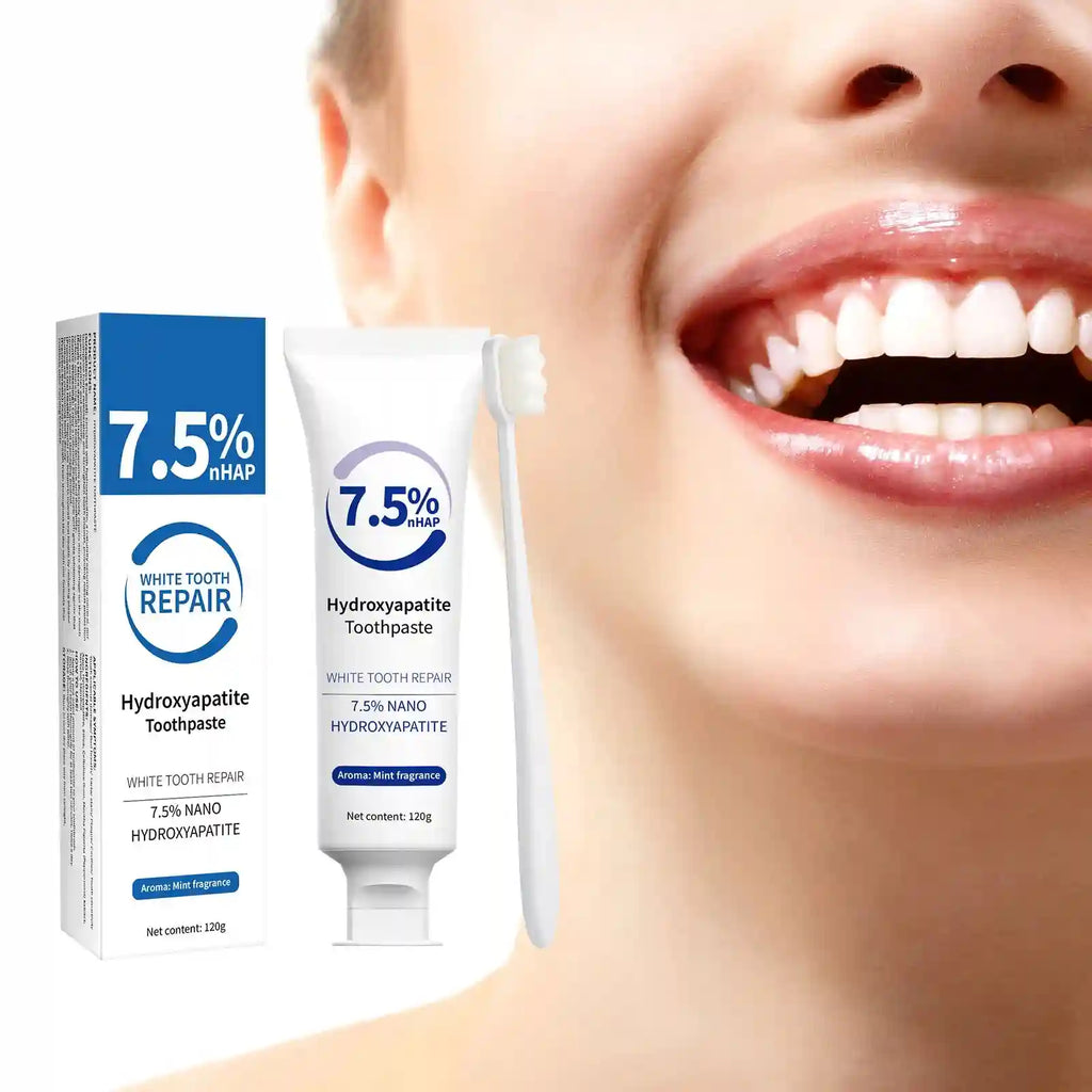 Tidesmit Hydroxyapatite toothpaste and whitening pen set for gentle stain removal and fresh breath oral care