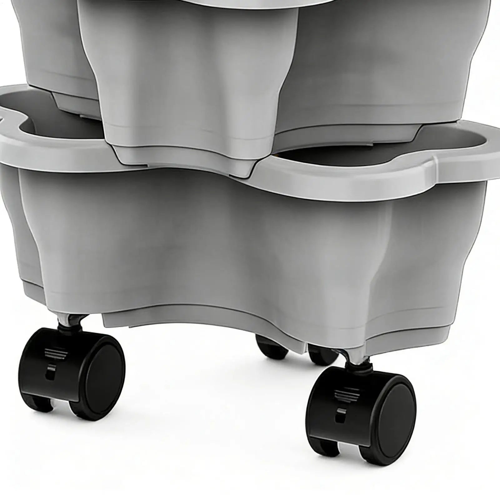 4/5 Tiers Flowerpot Vertical Tower, Stackable Flowerpot Multi-Layer Plastic Flower Pot for Garden Strawberry Tarts Potato Tarts
