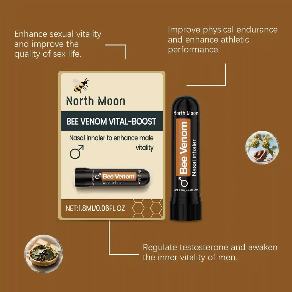 Nasal Sniffing Stick for Men - Daily Refreshing Inhalation | Tidesmit Lip Care Tidesmit