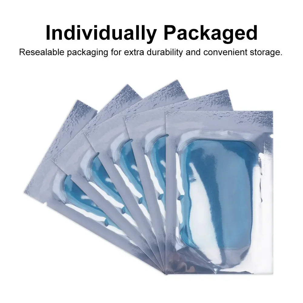 EMS Neck Massager Replacement Gel Pads - Conductive Adhesive Set Body Shaping Massage Equipment Tidesmit