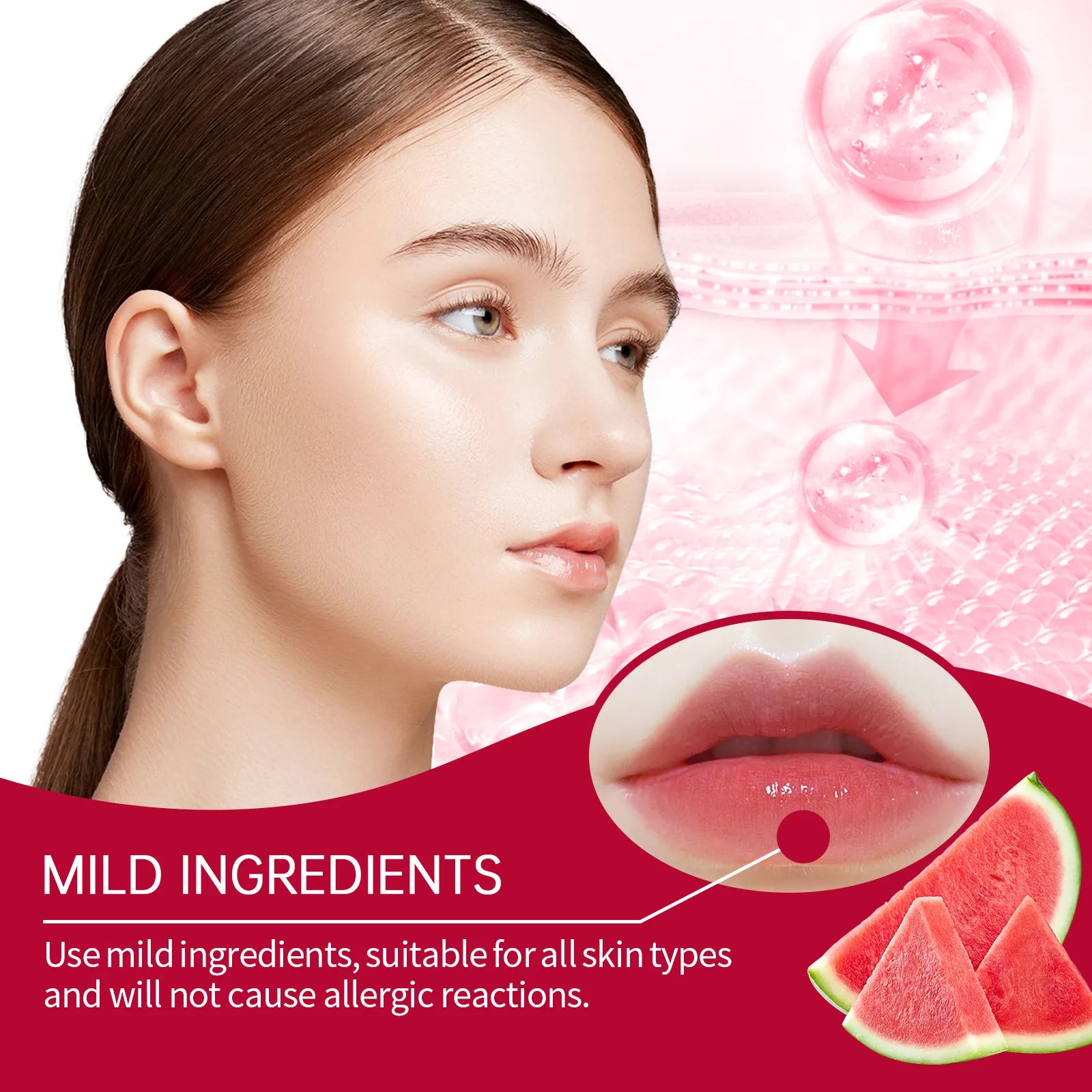 Watermelon Lip Balm for Dark Lips – Moisturizing Tinted Treatment (15g) Lip Care Tidesmit