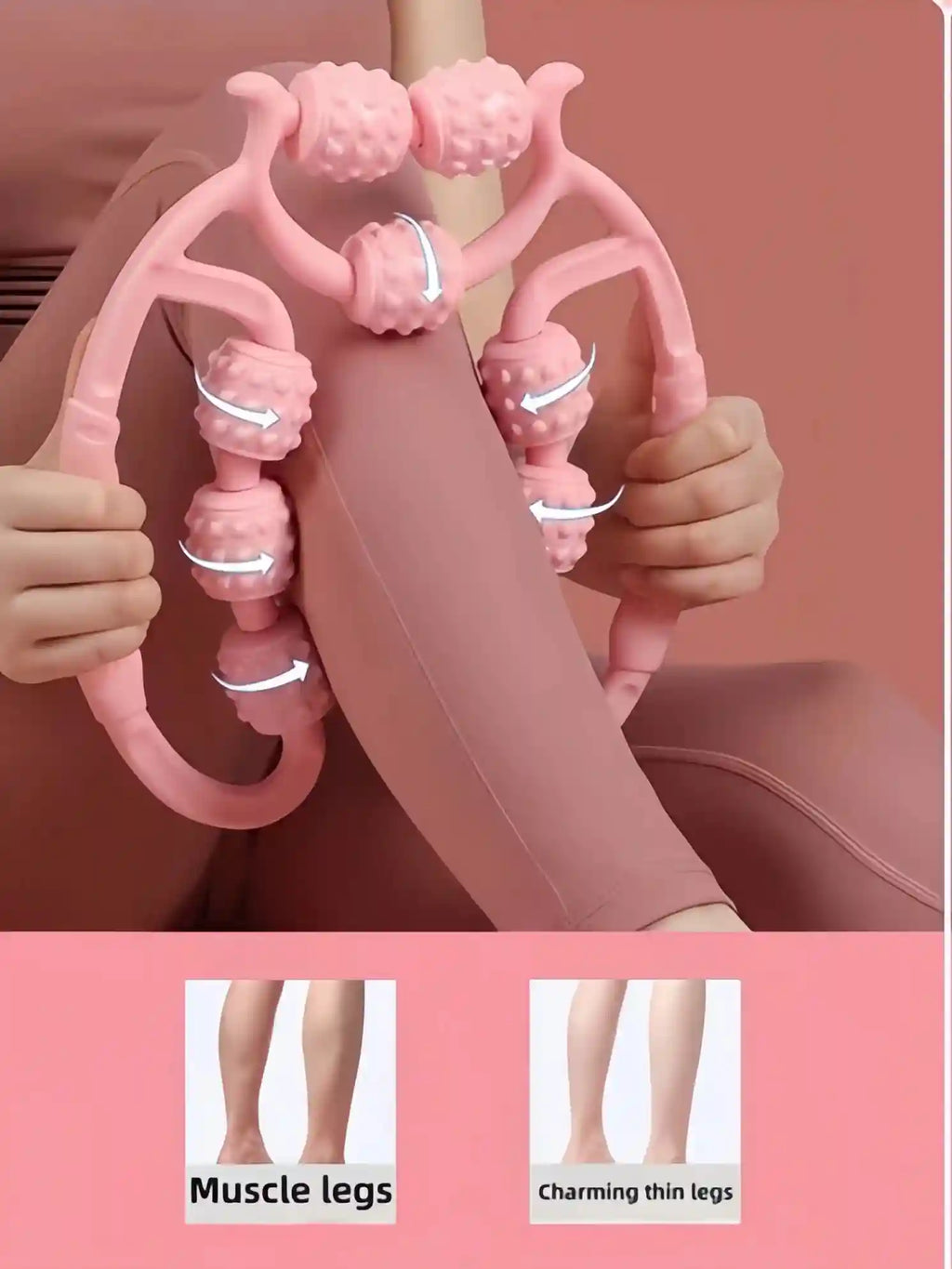 Deep Tissue Muscle Massage Roller - Portable Rechargeable Relief - 9lun Massage Roller Tidesmit