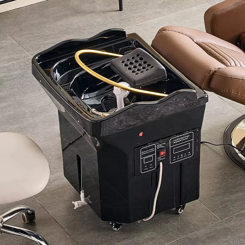Portable Salon Hair Wash Basin Chair - Mobile Spa Sink Unit Massage Chairs Tidesmit