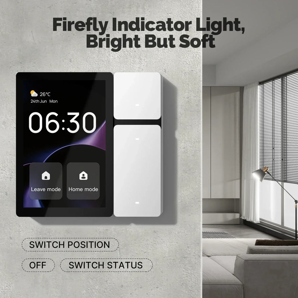 Smart Home Control Panel 3.5 Inch WiFi Touch Screen EU Model Tidesmit
