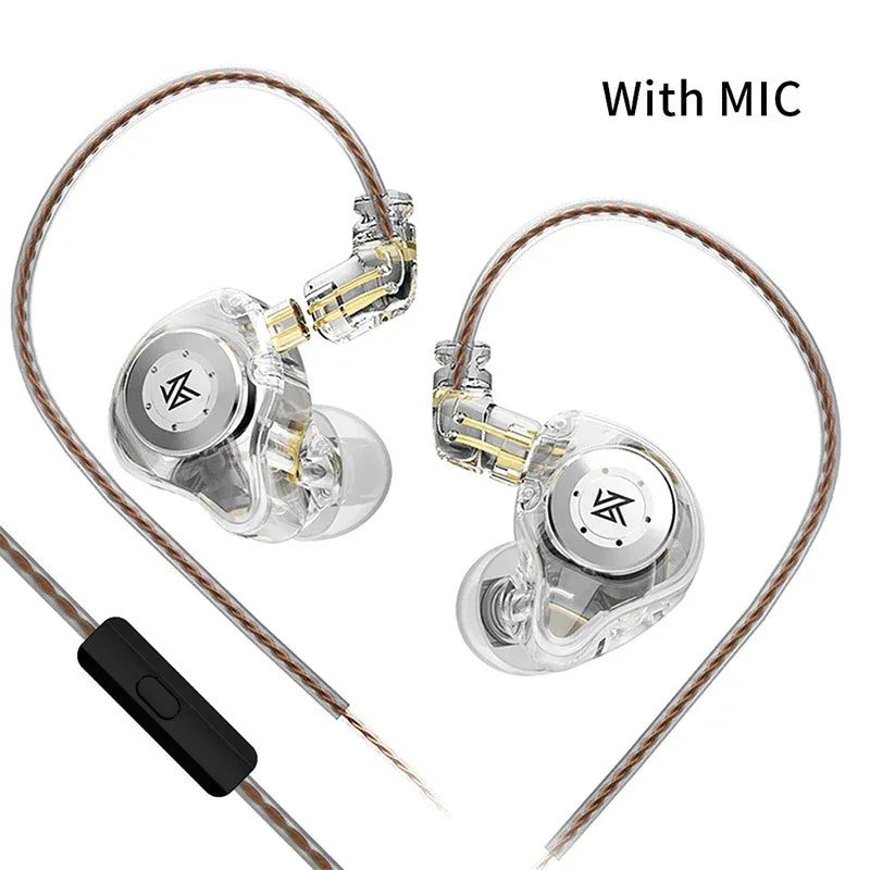 KZ EDX PRO 10mm Dual Magnetic Circuit Dynamic Drive Earphone HIFI Bass Earbud Sport Noise Cancelling Headset KZ ZSTX ZSN PRO ZAS Clear MIC Tidesmit
