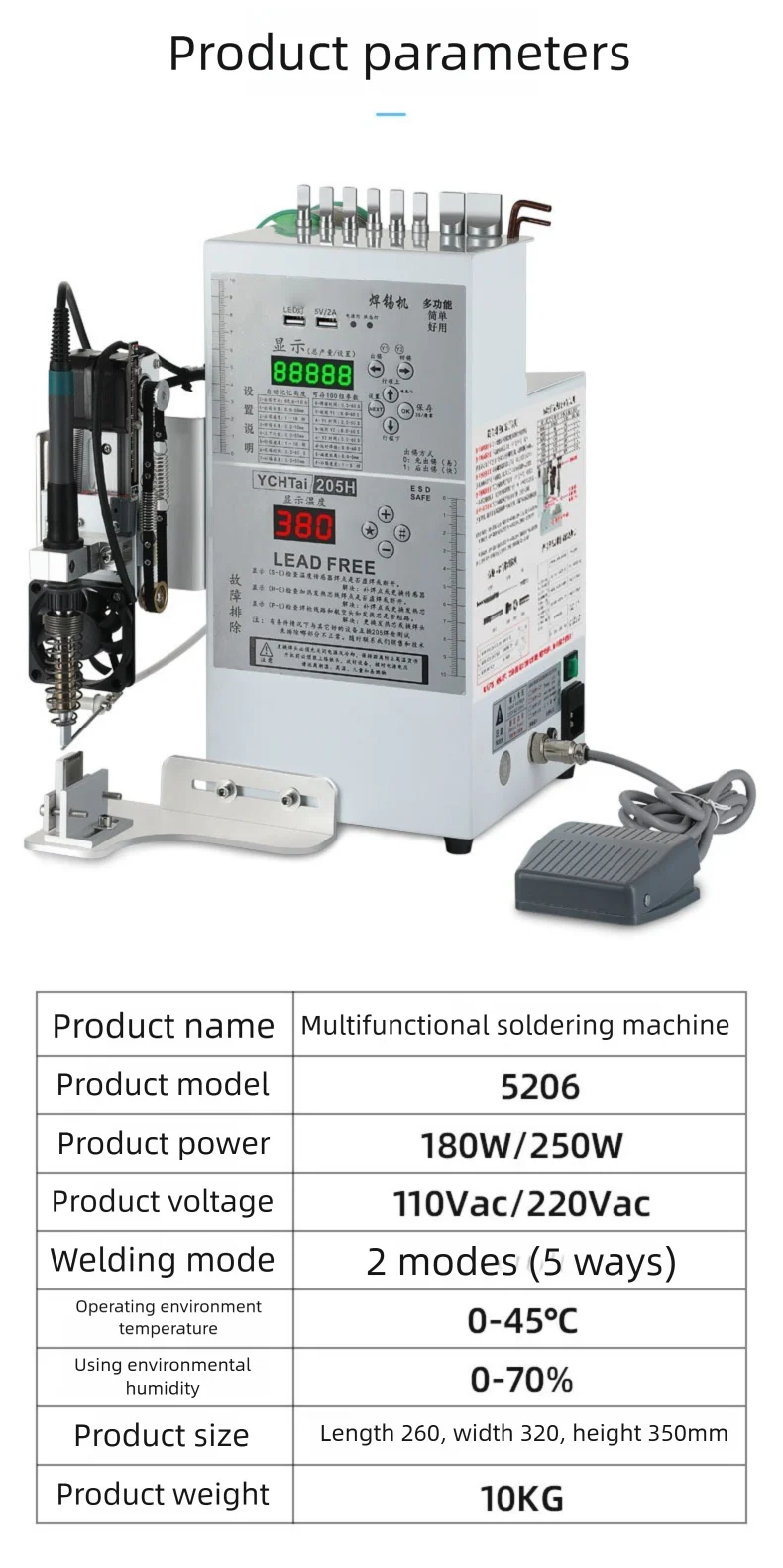 Tidesmit Precision Spot Welding Station 150W-200W for Electronics Repair Tidesmit