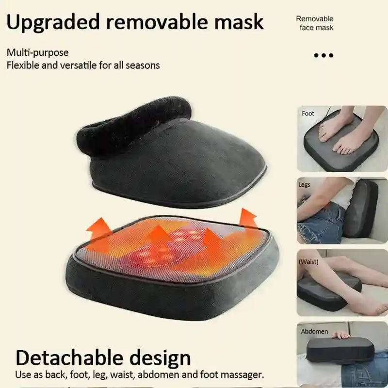 Electric Foot Massager with Heat for Deep Tissue Muscle Relief Massage Roller Tidesmit