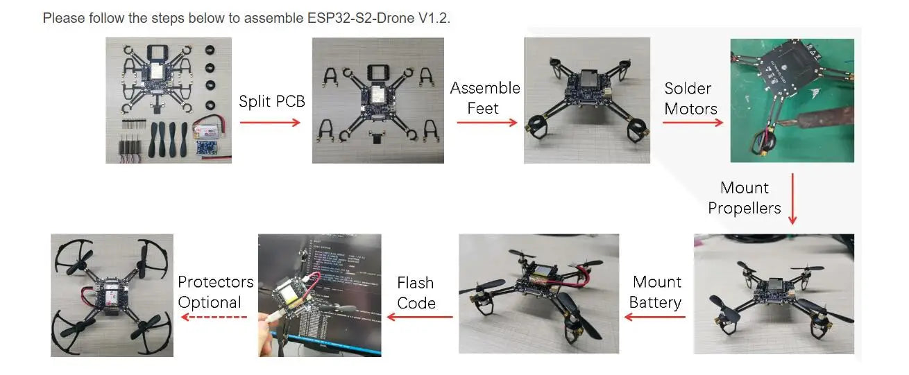 ESP32S2 Drone Flight Controller - Open Source Quadcopter Kit Tidesmit
