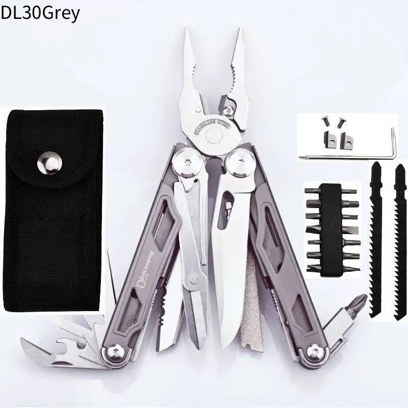 Daicamping DL30 DL301 DL25 Outdoor Camping EDC Plier Set Multifunctional Multitools Hand Multi Tool Folding Multi-tool Kit