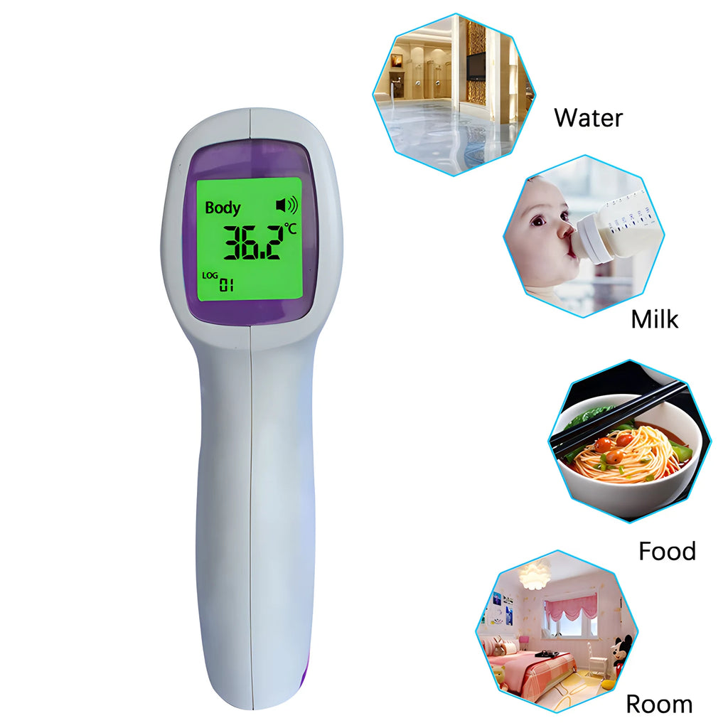 Portable Forehead Digital Thermometer Non Contact Infrared Medical Body Temperature Fever Measure Tool for Baby Adults