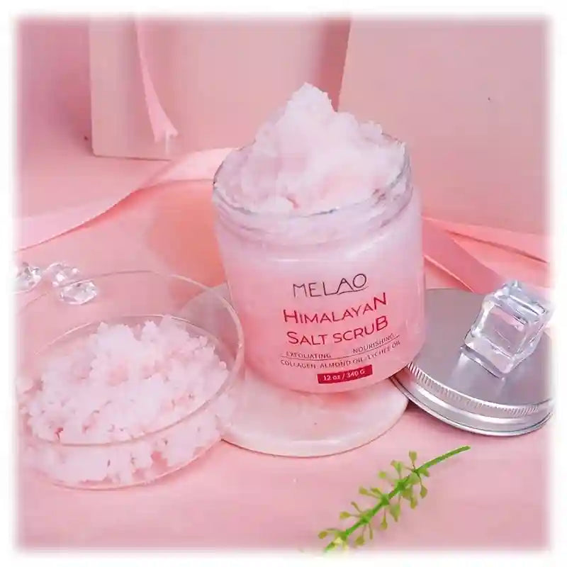 Himalayan Salt Scrub with Collagen - Face & Body Exfoliating Treatment Scrubs Treatments Tidesmit