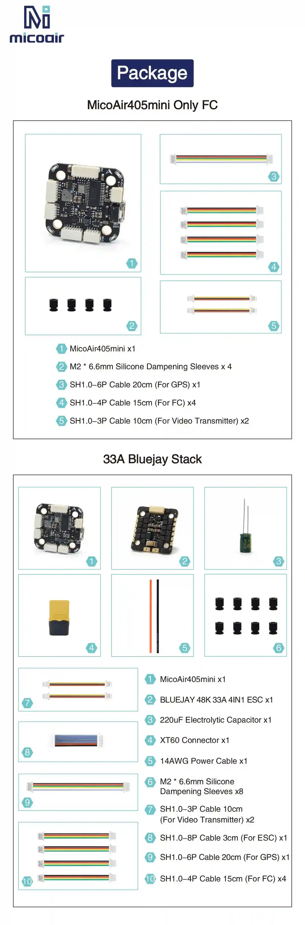 FPV Racing Drone Flight Stack 20x20 30A 4in1 ESC - Reliable Power Tidesmit
