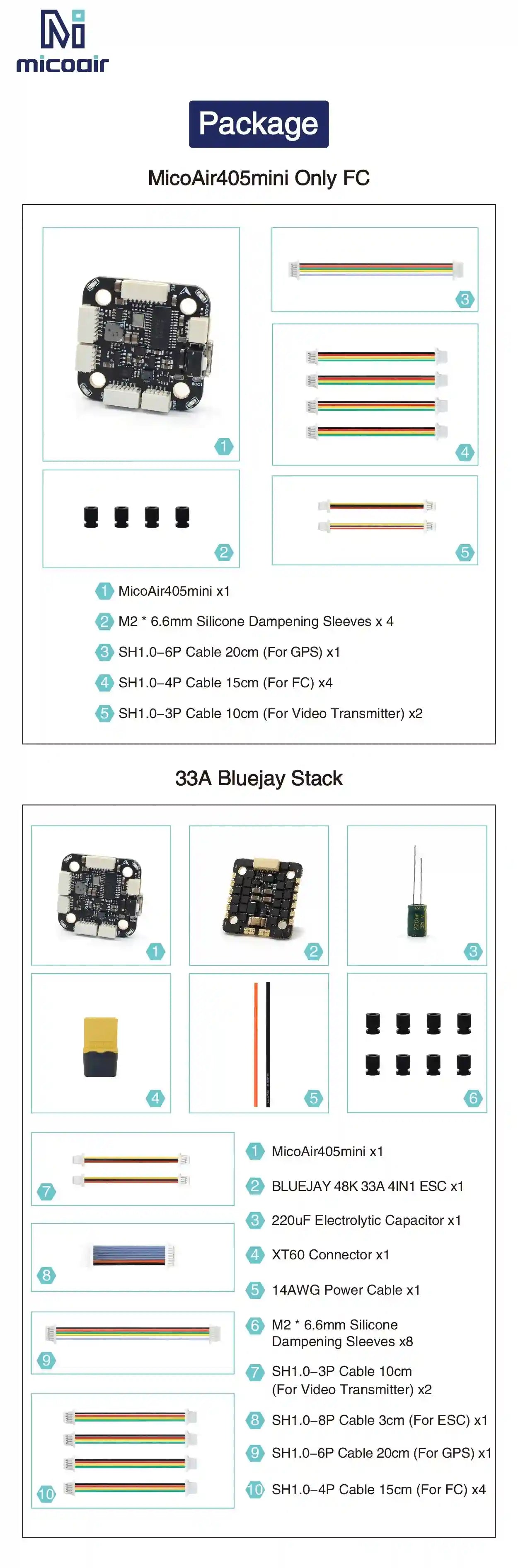 FPV Racing Drone Flight Stack 20x20 30A 4in1 ESC - Reliable Power Tidesmit