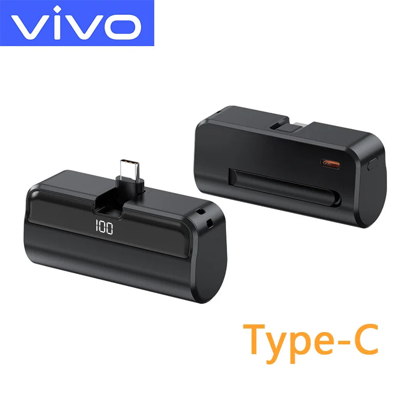 Portable Power Bank 50000mAh | Fast Charging USB-C Travel Battery Black Type-c Tidesmit
