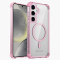 Samsung Galaxy S25 Ultra Magnetic Case | Shockproof Clear Cover Pink Tidesmit