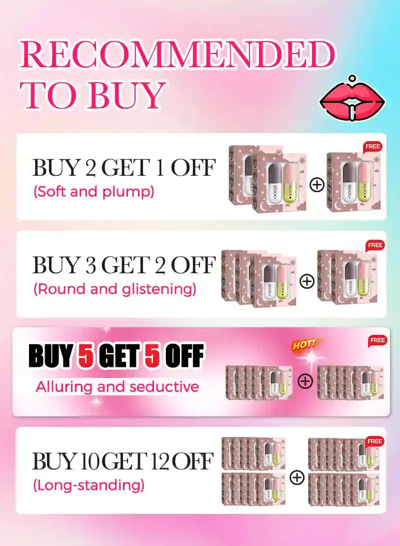 Lip Plumper Serum | Natural Moisturizing Lip Treatment | Tidesmit Lip Care Tidesmit