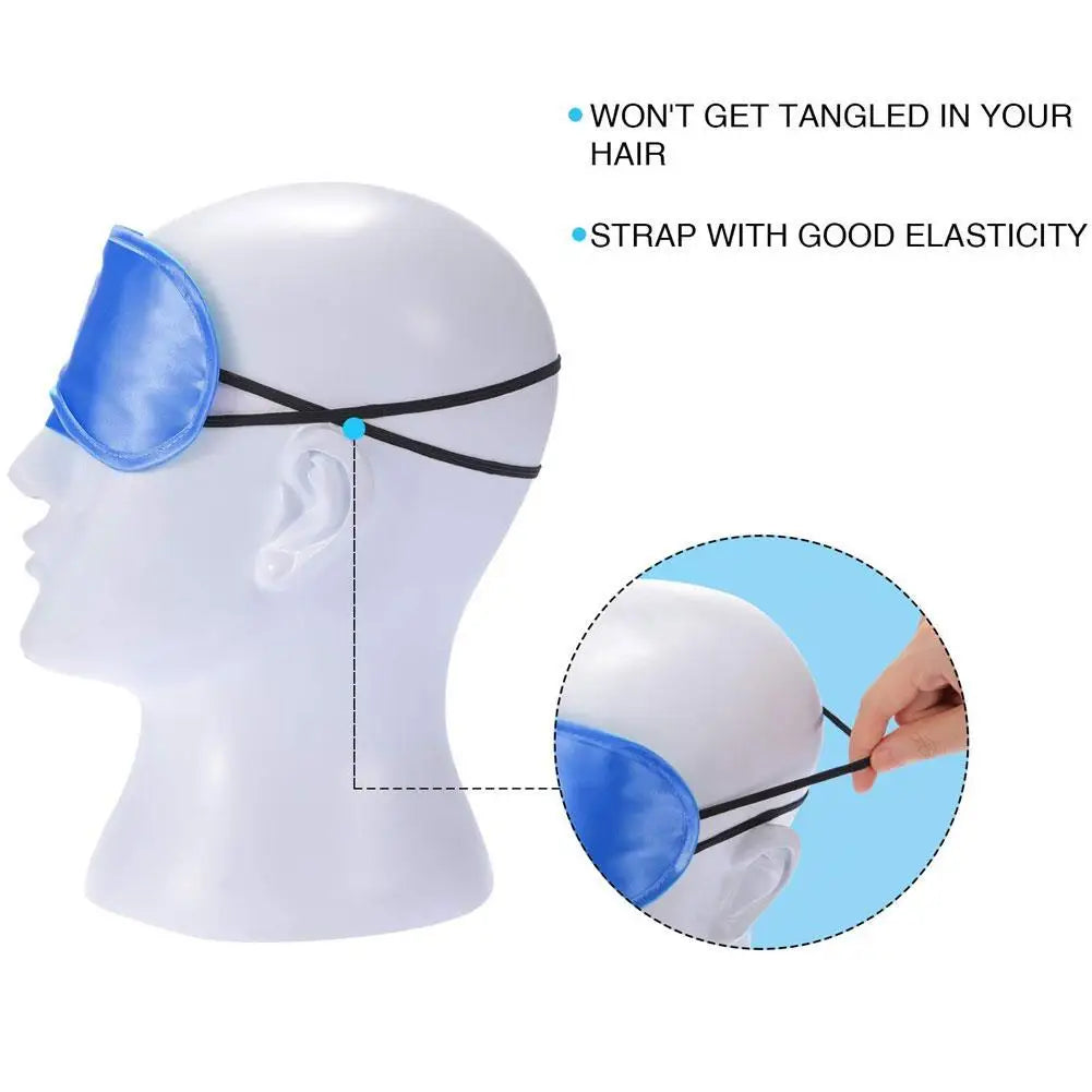 Imitated Silk Eye Patch Shading Sleep Eye Mask Eye Patch Lunch Break Sleep Eye Mask Travel Relax Eyeshade Cover 1/2/3/5/10pcs