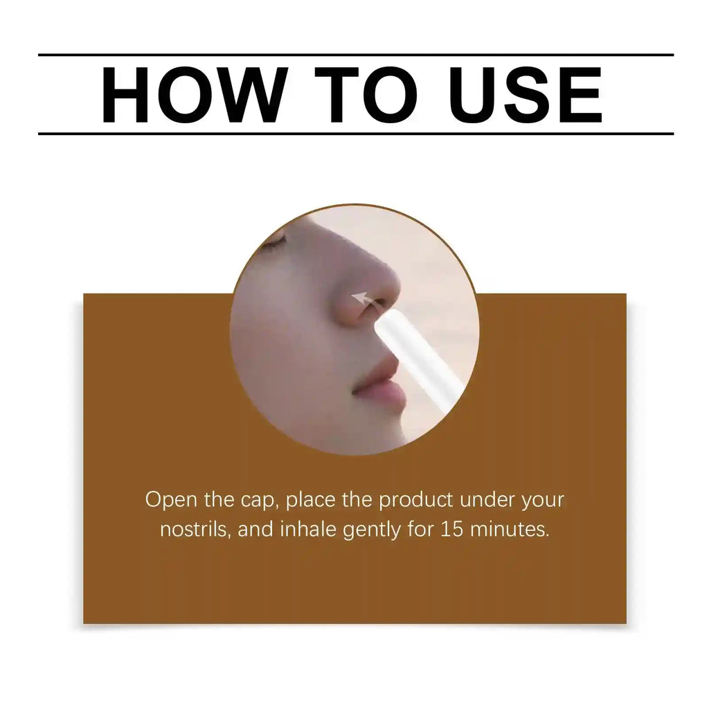 Nasal Sniffing Stick for Men - Daily Refreshing Inhalation | Tidesmit Lip Care Tidesmit