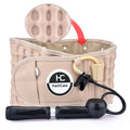 Inflatable Lumbar Decompression Belt - Targeted Back Pain Support Fascia Gun Beige Tidesmit