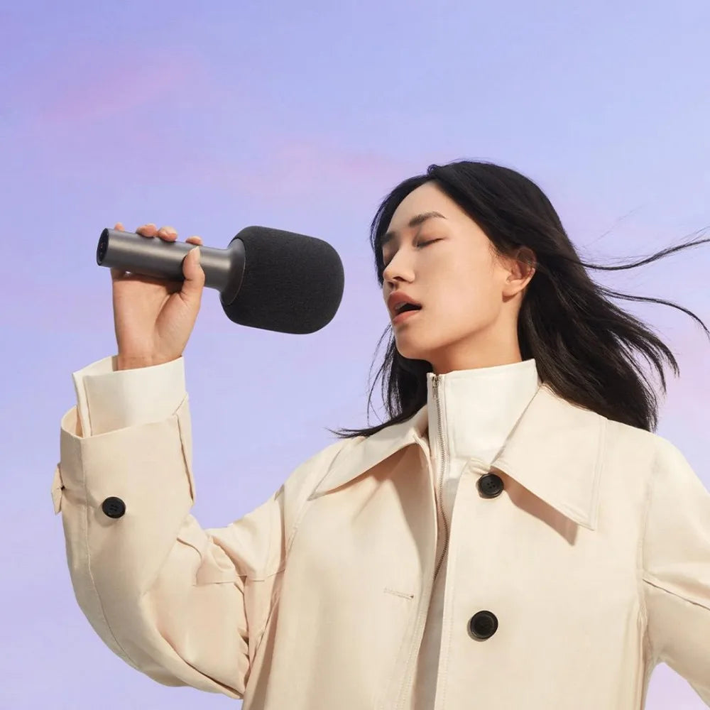 Mijia K-Song Microphone wireless bluetooth 5.1 DSP Noise Cancellation Stereo Sound Effect Double Duet with 9 Kinds Sound CN