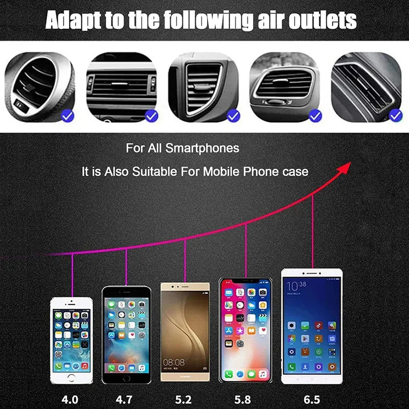 Wireless Car Charger Mount 30W Fast Charging Phone Holder for Car Tidesmit