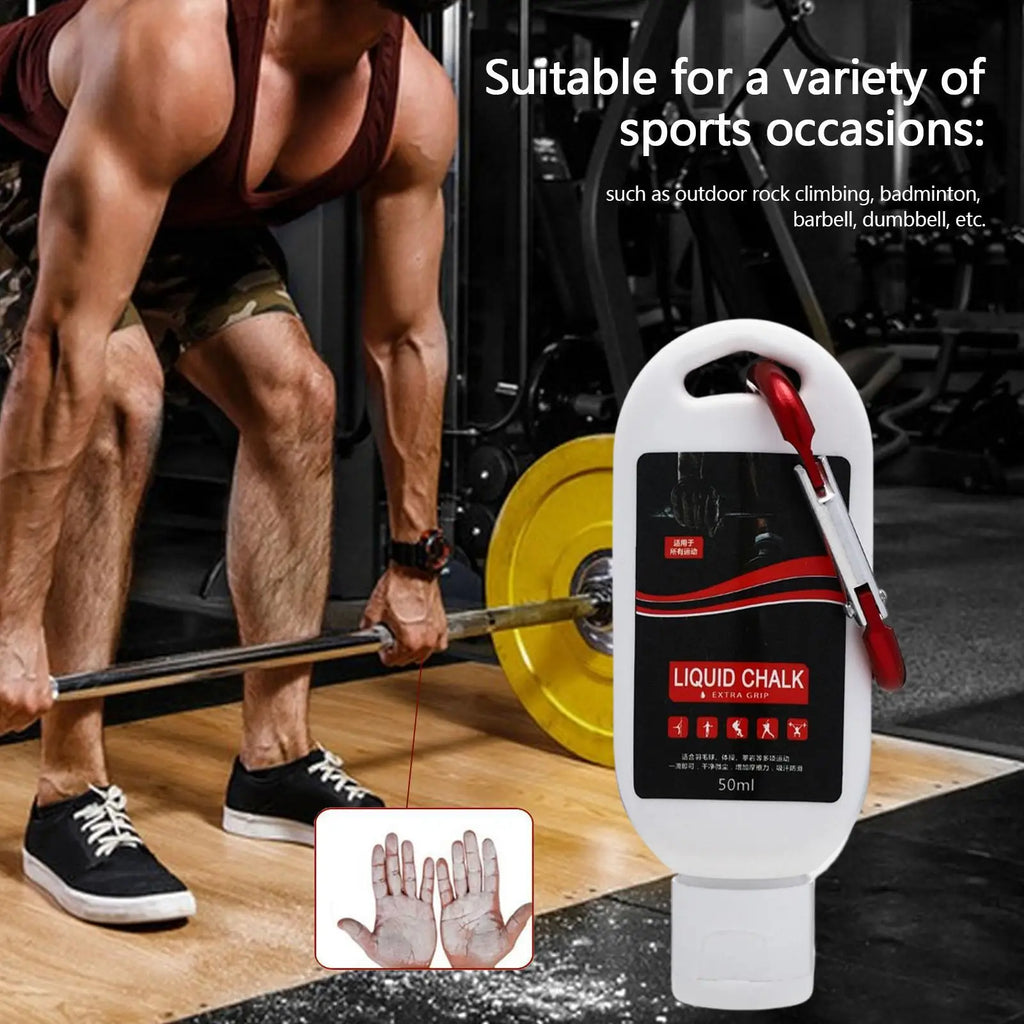30ml/50ml/100ml Liquid Magnesium Powder Sweat-absorbent Workout Powder Increase Friction Anti-slip Cream Grip Lifting Climbing
