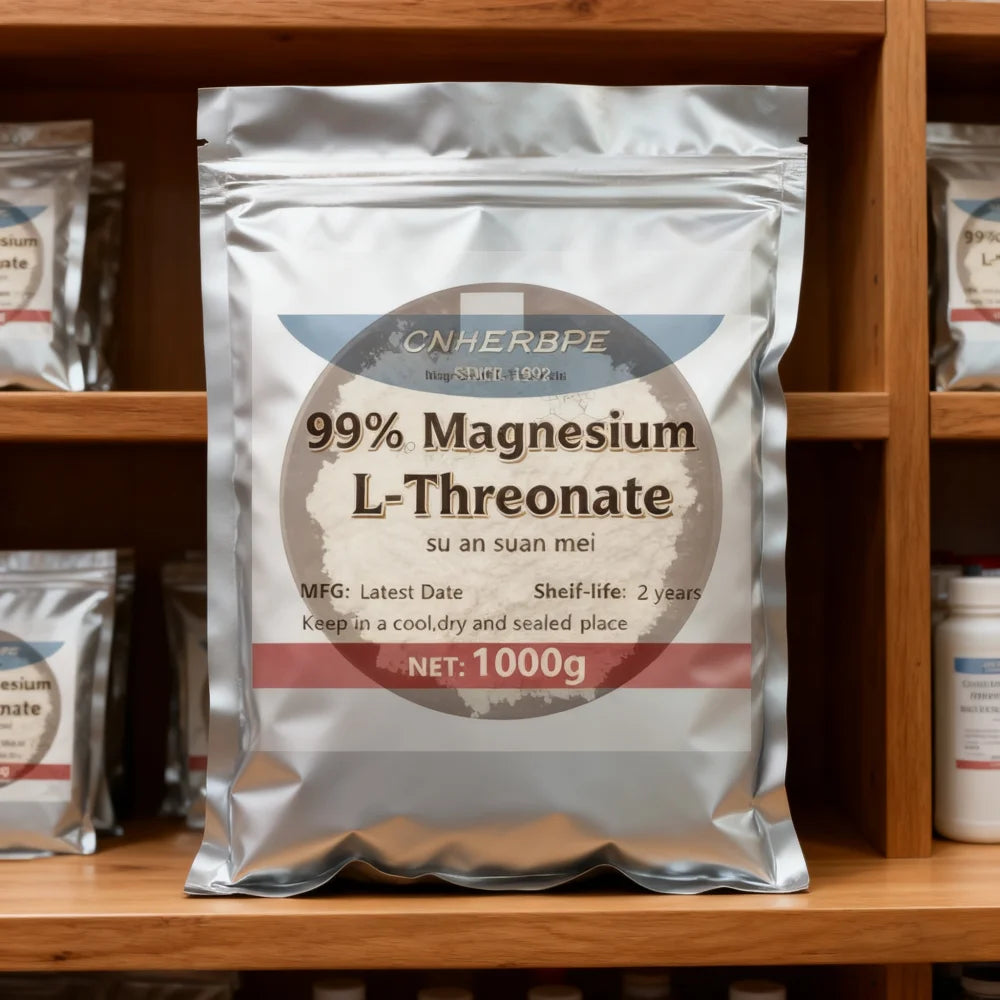 Global AliExpress Official Designated Direct Sales Top Product 99% Magnesium L-Threonate Customized Packaging Fast Delivery