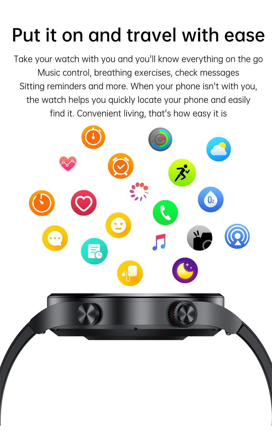 GPS ECG+PPG Bluetooth Call Smart Watch Men 2026 Sports Bracelet NFC Waterproof Custom Watch Face Men SmartWatch For IOS Android