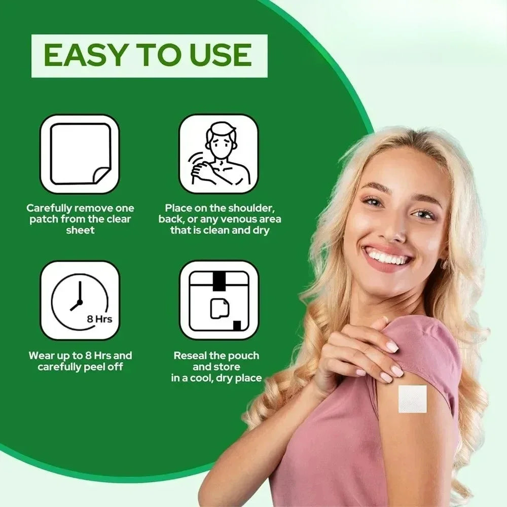 30 Patches NAC L-glutathione Supplement Milk Thistle Extract and Vitamin C To Support Immune Function
