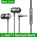 Wired Gaming Headset with Mic - HiFi Surround Sound Audio by Tidesmit Black 3.5mm Tidesmit