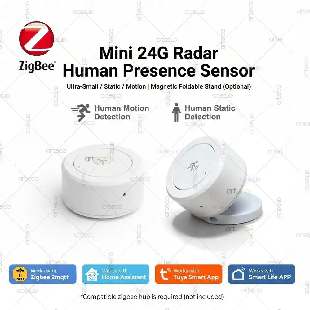 Zigbee MmWave Presence Sensor for Precise Smart Home Detection Tidesmit