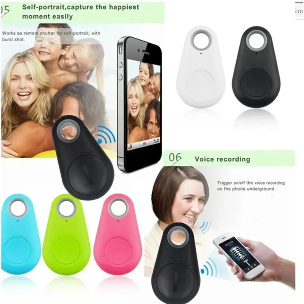 Multi-colored Bluetooth GPS pet trackers for cats and dogs. Anti-lost smart tags for tracking pets and personal items.