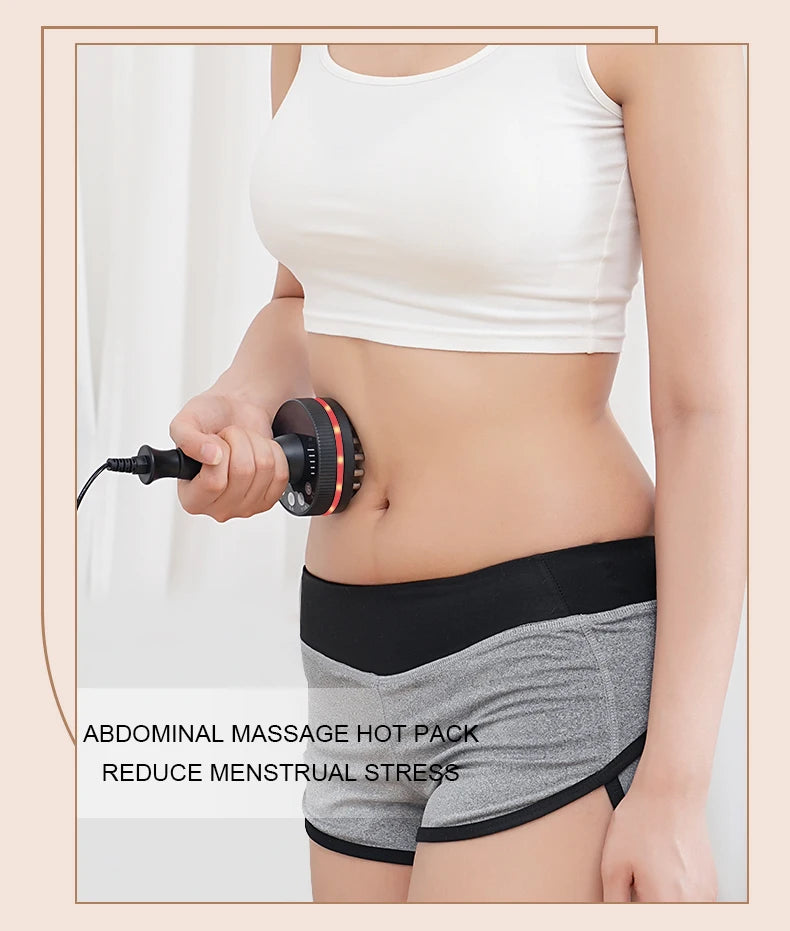 Electric Gua Sha Massager: Heated Deep Tissue Muscle Relief Tool Back Massage Instrument Tidesmit
