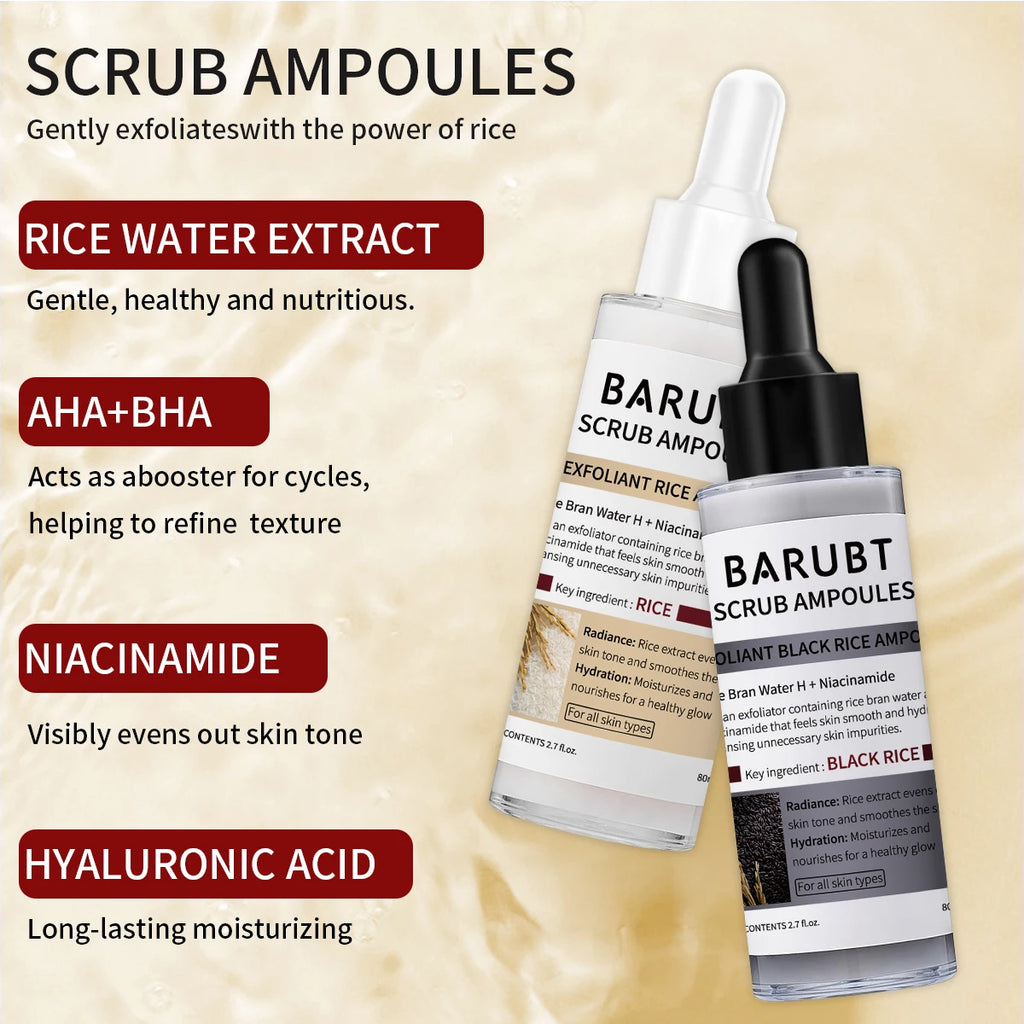 Rice Exfoliating Face and Body Scrub - Natural Brightening Scrub Scrubs Treatments Tidesmit