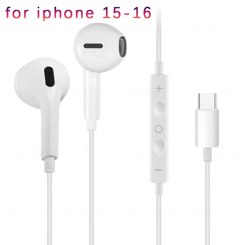 USB-C Wired Earphones for iPhone 15 and 16 - Tidesmit Audio single earphone C 1 Tidesmit