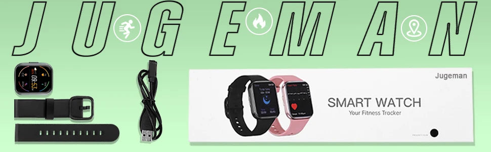 Q23 Smart Watch, Fitness Tracker Watch, 1.69'' Touch Smartwatch Fitness Watch with Pedometer/Sleep Monitor.