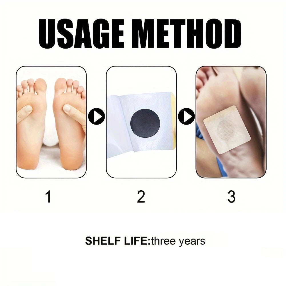 60/6Pcs Height Growth Patches Teen Plantar Acupoint Stimulation Stickers Promote Bone Strength Calcium Vitamin D Supplements