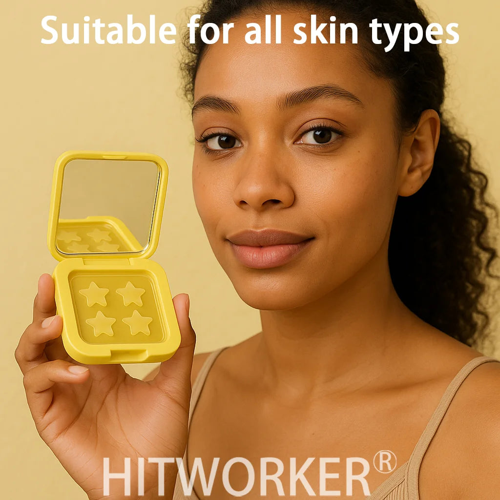 60 pieces/premium mirror acne patch, covering acne and pimple patches, deep cleansing patch, gentle and skin friendly