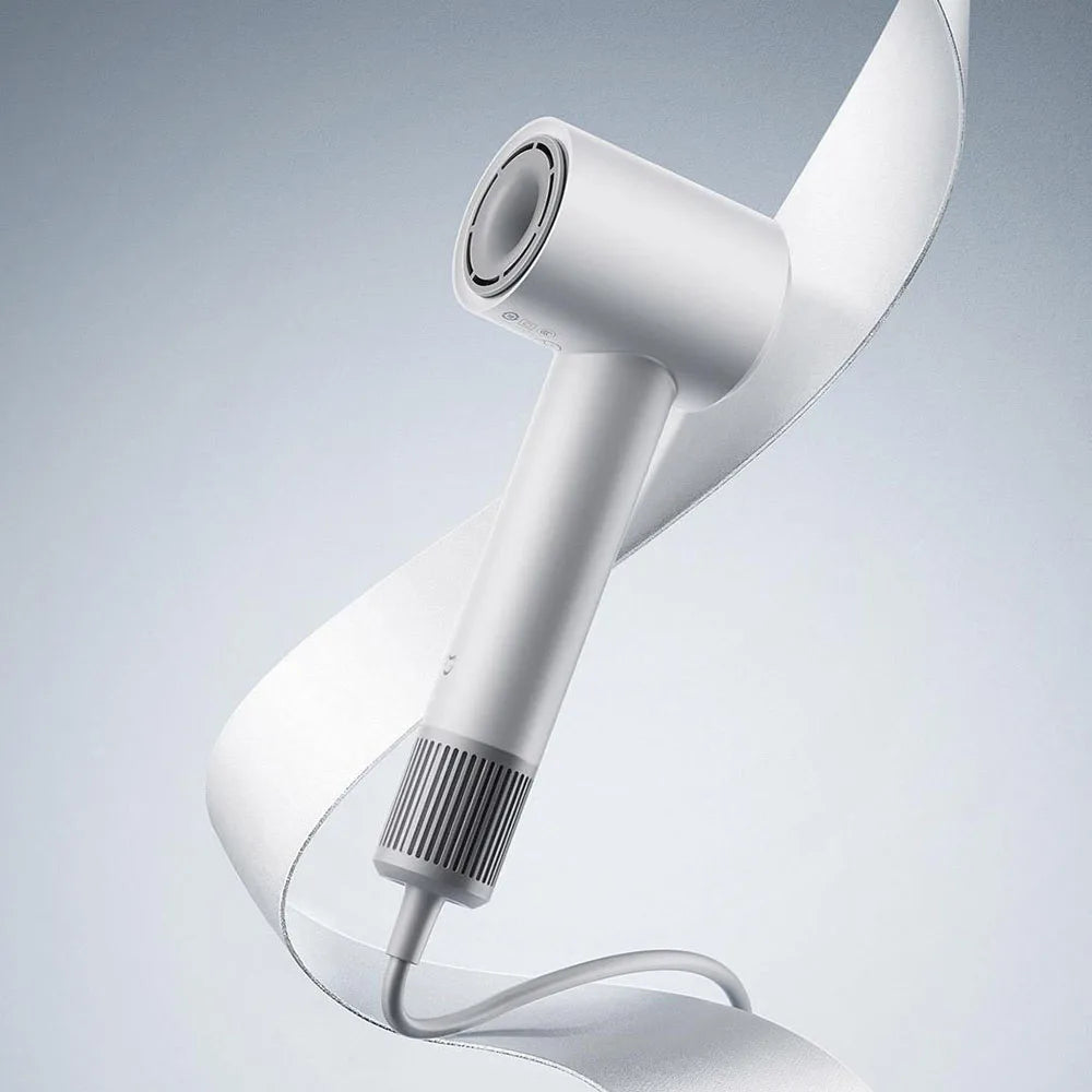White MIJIA H501 SE high-speed ionic hair dryer with sleek professional design for fast, smooth drying.