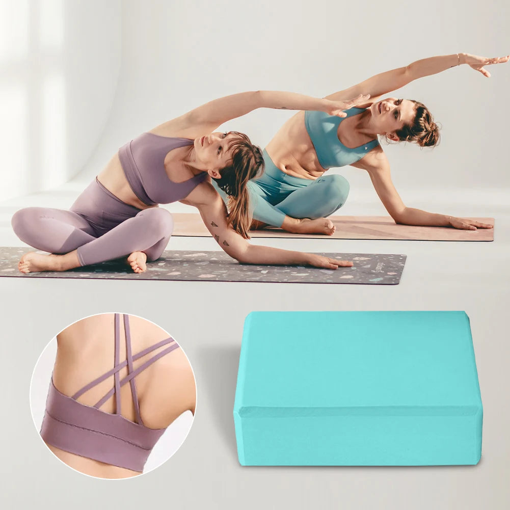 120g High Density Yoga Foam Blocks & Pilates Training Exercise Fitness Sliding Mat Pillow Cushion For Yoga Pilates & Meditation