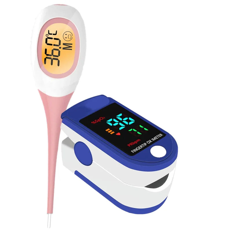Fever Thermometer Pulse Oximeter Finger Medical Digital Household Baby Adult Measurement Oral Armpit Rectal infrared Basal Body