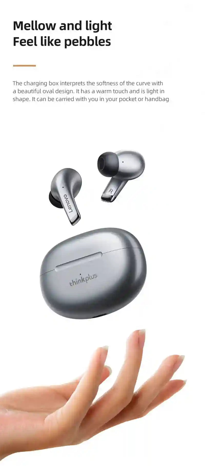 Lenovo LP5 Pro Wireless Earbuds - Low Latency Gaming Headset Tidesmit