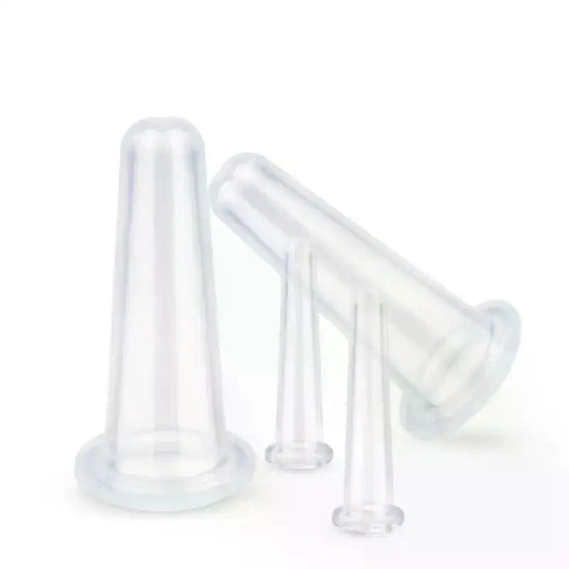 Silicone Vacuum Cupping Set for Facial Lift and Deep Tissue Recovery Back Massage Instrument Tidesmit