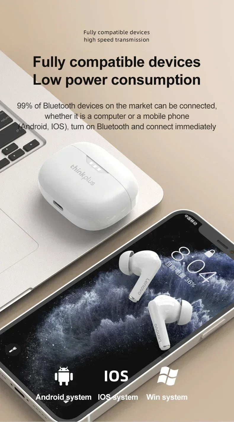 Tidesmit Wireless Bluetooth Earbuds – Noise Cancelling Stereo TWS Tidesmit